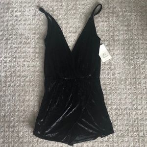 NWT velvet romper
